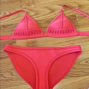 Triangl bikini bundle - red and floral